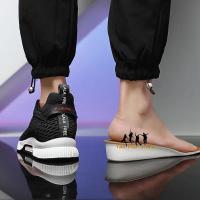 2025 Zapatillas de deporte de talla grande 37-46 para hombre, plantillas con aumento de altura, zapatos con elevador de 6cm, Zapatillas con elevación de talón más alto, zapatos informales para hombre - details 16
