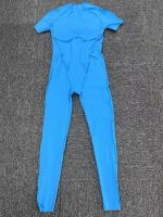 Ropa de Yoga de manga corta ajustada de Color sólido, pantalón largo Sexy con espalda descubierta, mono para entrenamiento de gimnasio, ropa deportiva de secado rápido de una pieza para Fitness - details 35