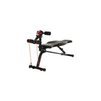 Banco de Pesas Multifuncional Banquillo de Gimnasio Completo Respaldo Inclinable en 3 Posiciones y Altura Ajustable 64x146x73,5-85 cm Negro - details 22