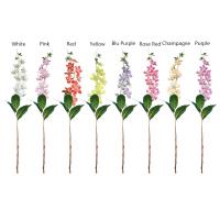 Simulación de 9 cabezas de jazmín colorido como jazmín Artificial Real, modelo de paisaje, flores colgantes, suministros de fiesta de cumpleaños - details 0