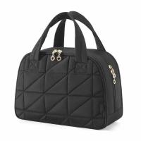 Bolso acolchado de maquillaje para mujer, organizador de maquillaje de gran capacidad, bolsa de cosméticos para artículos de tocador, accesorios, mochila de lujo de alta gama - details 3