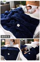 Mantas cálidas para la cama, edredón de franela gruesa de 3 capas, suave y cómodo, lavable, Otoño e Invierno - details 22