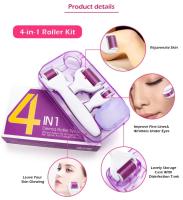 Sistema de rodillos de belleza 6 en 1, instrumento de agujas cosméticas y para el cuidado de la piel de titanio para la cara - details 10