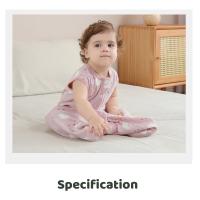 Sacos de dormir de tela de algodón para bebé, chaleco sin mangas, edredón antipatadas para niño recién nacido, saco de dormir delgado de verano con cremallera bidireccional, nuevo - details 9