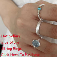 Nueva moda cuento de ballena sirena azul hoja verde Color plata anillos de dedo apilable piedra lunar para mujer joyería regalo Dropship - details 0