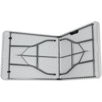 Mesa Plegable Portátil Rectangular de 180cm Multiusos para Acampar, Eventos al Aire Libre o Interiores Mesa de Resina y Patas de Acero 4-6 Personas - details 5