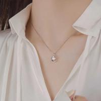 Szjinao-collar con colgante de perlas de la Tierra y la Luna, Plata de Ley 925 auténtica de agua dulce, joyería de diseñador de lujo, regalo de alta calidad para niña - details 6
