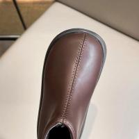 Zapatos de cuero para niñas, botas cortas versátiles antideslizantes de fondo suave, estilo coreano, a la moda, otoño e invierno, 2024 - details 6