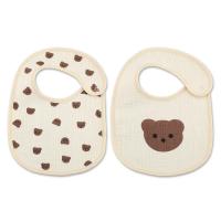 Baberos de Algodón para Bebé Impermeables Paquete de 2 Suaves Toallas de Saliva para Recién Nacidos Niños y Niñas Madre & Bebé - details 8
