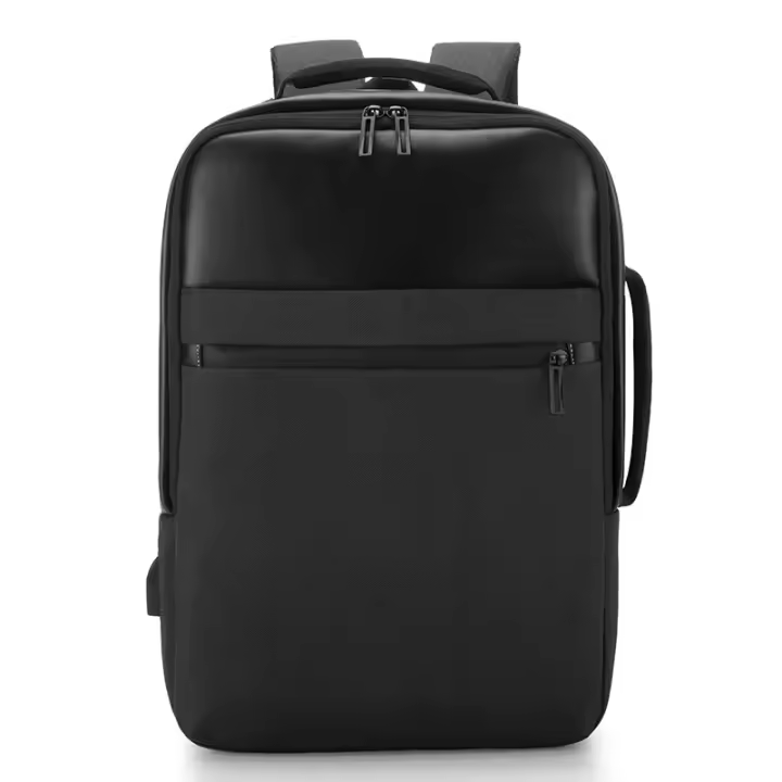 Mochila de viaje de negocios para hombre, puerto de carga USB, bolsillo separado para ordenador portátil, resistente al agua - 1