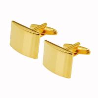 Gemelos innovadores de alta calidad con diseño suave dibujado con láser de acero inoxidable, joyería comercial para bodas - details 5