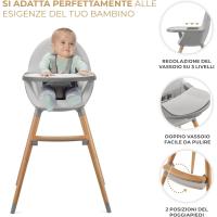 Seggiolone Pappa FINI2 2 en 1 Rialzo da Sedia Poggiapiedi Vassoio Regolabile - details 16