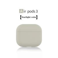 Funda protectora de silicona líquida AirPods 3, carcasa suave de color sólido para auriculares de tercera generación - details 6