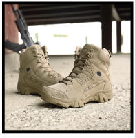 Botas tácticas militares impermeables para hombres, zapatos de seguridad para el trabajo, escalada, senderismo, botines al aire libre, desierto - details 7