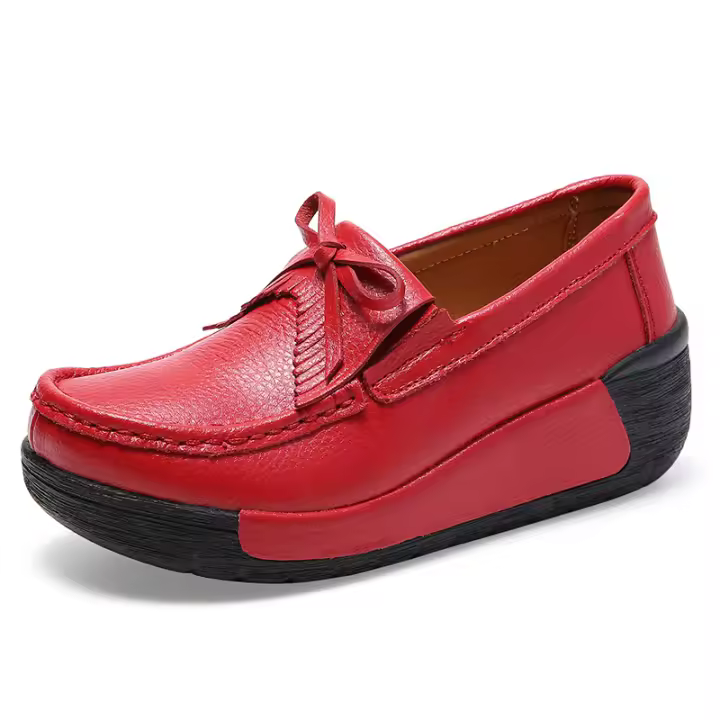 Mocasines de mujer con plataforma antideslizante y soporte para el arco, zapatos ligeros para caminar - 1