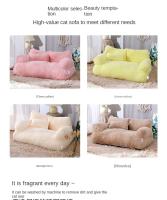 Sofá de lujo para mascotas, cama cálida supersuave para gatos, desmontable, lavable, antideslizante para perros pequeños, gatos, gatitos, suministros para mascotas - details 10