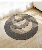 Alfombra redonda para salón, fibra de yute, tejida a mano, adecuada para salón, habitación, decoración con flecos, alfombra de algodón y lino para balcón, alfombra redonda para suelo, dormitorio estilo japonés - details 10