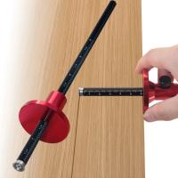 Medidor de marcado de rueda europea de aleación de aluminio, mango ergonómico paralelo ajustable, herramienta de marcado de madera, líneas de alta precisión - details 10