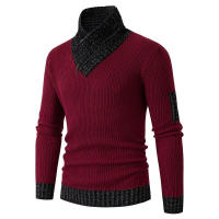 Camiseta de manga larga para hombre, jersey de punto ajustado informal, nuevo - details 4