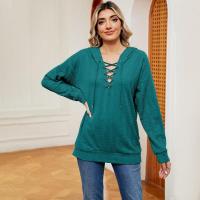 Sudadera con capucha elegante para mujer, manga larga, moda coreana, estilo casual y suelto - details 3