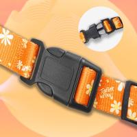 Conjunto de correa y arnés reflectante duradero para perros, arneses transpirables antiescape para gatos, chaleco ajustable con diseño Floral para mascotas, entrenamiento nocturno - details 4