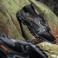 Zapatillas de Correr de Sendero Premium Impermeables Calzado de Montañismo y Agua Antideslizante para Hombres Secado Rápido, Diseño Distintivo - details 14