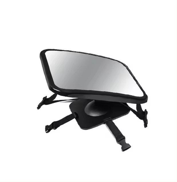 Espejo de seguridad para asiento trasero de Bebé y Niño, accesorio ajustable con gran angular, rotación de 360 grados - 1