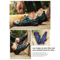 Pareja Al Aire Libre Montañismo Senderismo Zapatos Deportivos De Los Hombres De Gran Tamaño Zapatos De Escalada Transpirable Flyknit Zapatos De Baja Trazabilidad - details 3