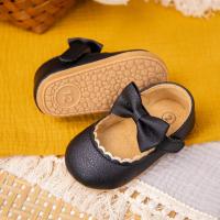 Nuevos zapatos Retro para caminar para bebé recién nacido, zapatos de princesa con lazo de Color sólido para primavera y otoño, parte inferior de goma suave antideslizante, informales para bebé - details 10