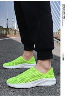 Nuevos zapatos de hombre de malla de un solo paso, ligeros, transpirables, modernos, para exteriores, informales y cómodos, estilo de pareja, primavera y otoño - details 17