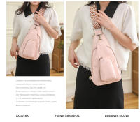 Nuevo bolso de mensajero retro de PU para mujer, bolso de pecho popular para mujer - details 18
