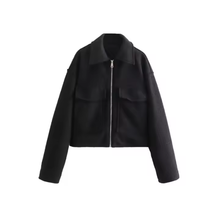 Nueva chaqueta corta versátil informal de moda de estilo francés - 1