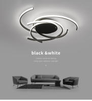 Lámpara de Techo Moderna TOMAXIN 75CM con 3 Cambios de Color y Dimitable para Sala de Comedor Dormitorio Iluminación del Hogar Material de Cuerpo de Aluminio Tipo de Vela LED Control Remoto - details 0