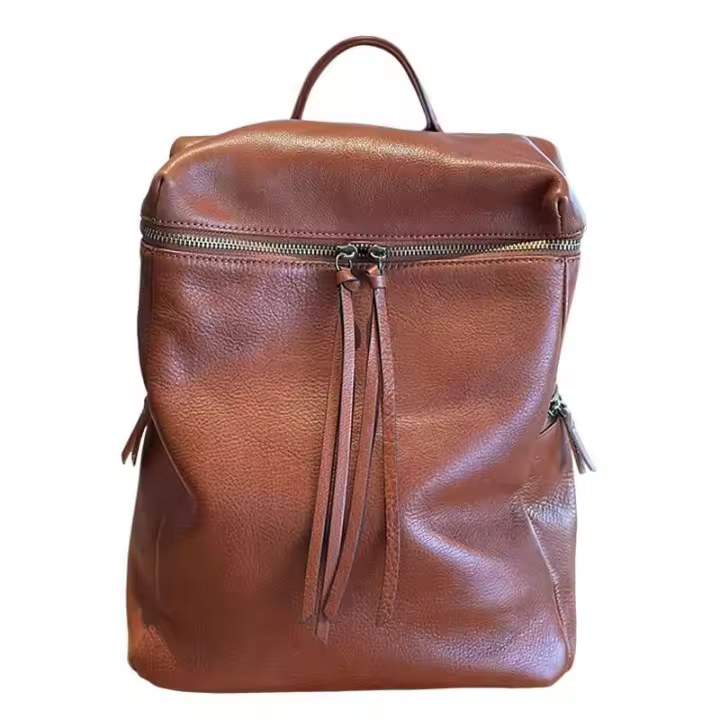 Mochila casual de cuero de nuevo diseñador para mujer, mochila lujosa y de moda - 1