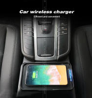 Cargador inalámbrico QI para Porsche Macan 2015-2021 Carga rápida de teléfono móvil - details 1