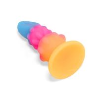 Leten consolador luminoso estimula el ano, vagina, tapón Anal, masturbador, dilatador Anal suave con ventosa, Juguetes sexuales para hombres - details 8