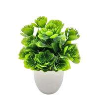Plantas artificiales con macetas de plástico, vegetación perfecta para el hogar, raciones, escritorio de oficina, sala de estar y cama, 1 ud. - details 2