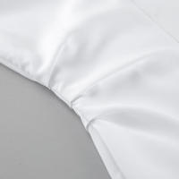 Vestido largo sin mangas con cintura ajustada para mujer, vestido largo sin mangas con abertura en los extremos, color blanco, novedad de verano, primavera - details 17