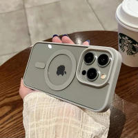 Fundas de lujo transparentes para iPhone 15 14 13 12 Pro Max Plus con carga inalámbrica magnética a prueba de golpes - details 5