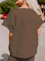 Conjunto Mujer Verano 2025 |   Top Corto + Pantalón Holgado |   Tela Texturizada Premium |   Moda Casual y Elegante" - details 14