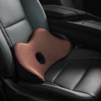 Ortesis viscoelástica para respaldo de coche, asiento, silla, oficina, siesta, almohadilla de masaje negra - details 3