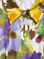 Ropa de mujer europea y americana popular vestido midi de popelina estampado - details 7
