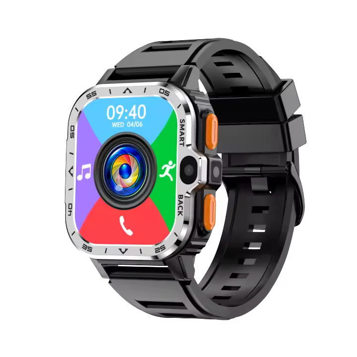 Reloj inteligente 4G, dispositivo con tarjeta SIM, cámara Dual de alta definición, WIFI, Bluetooth, videollamada, Modo deportivo, sistema Android, operación - 1