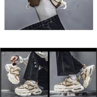 Nuevos Zapatillas De Hombre Plataforma Casual Antideslizante Y Cómodas Zapatillas Deportivas De Moda Suela De Goma Resistentes Al Desgaste Talla True Mesh Upper - details 12