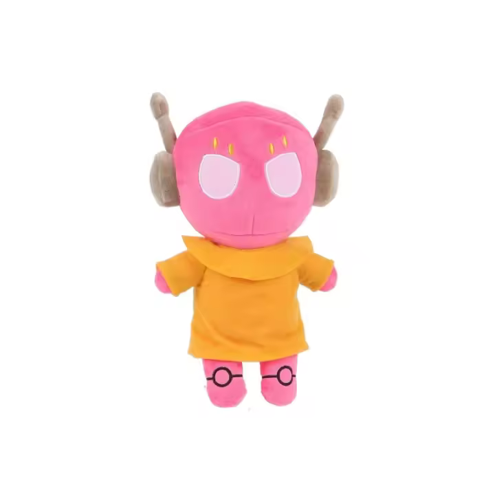 Rain World Peluches, 23 cm/9 pulgadas, Almohada de peluche Rain World, Juguetes de peluche Rain World para niños y niñas, Juego, Regalos de Navidad y Año Nuevo (Cinco guijarros) (Rosa) - 1