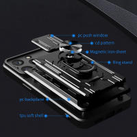 Funda con anillo de armadura para iPhone, soporte magnético, ranura para tarjeta, protección de cámara, 14, 13, 12 Pro, 11, XS, MAX, XR, X, SE, 2020, 2022, 8, 7 Plus - details 8