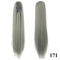 Accesorios para el cabello de fibra resistente al calor para mujer, extensión de cabello, cola de poni, peluca larga y recta, pinza para cola de caballo - details 3