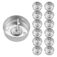 150 tazas de aluminio para velas de té, latas de metal para velas con 150 mechas para velas, velas vacías para amantes de las velas - details 1