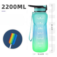Botella de Agua de 1000ml Botella Deportiva de Plástico Tritan sin BPA y Prueba de Fugas - details 1