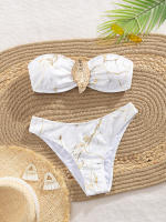 Bandeau de Concha Marina Bikini Traje de Baño Sexy para Mujeres Estilo Biquini Brasileño - details 8